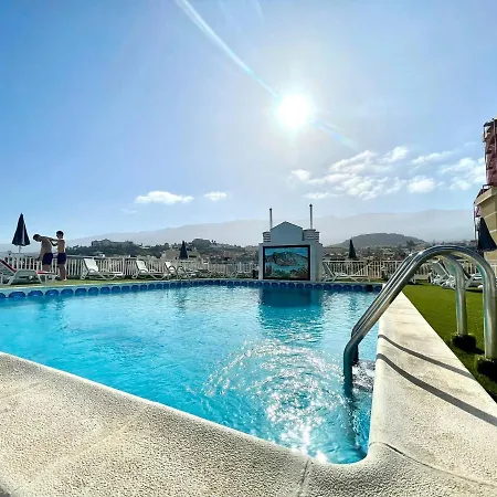 Reformed Studio, Free Wifi,rooftop Pool With View, Near Playa Jardin * 푸에르토 드 라 크루즈