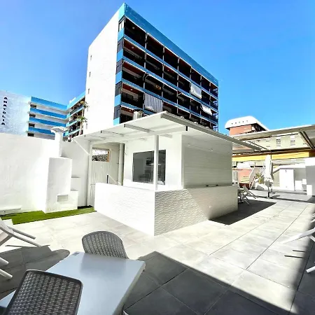 Reformed Studio, Free Wifi,rooftop Pool With View, Near Playa Jardin