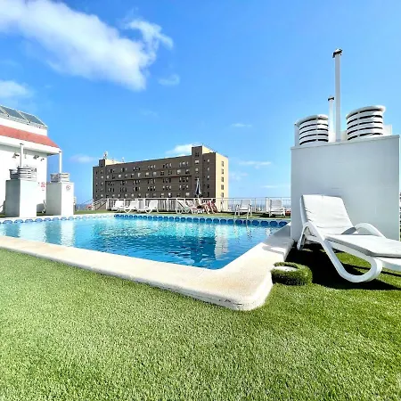 Reformed Studio, Free Wifi,rooftop Pool With View, Near Playa Jardin 푸에르토 드 라 크루즈