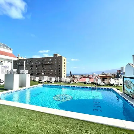 Reformed Studio, Free Wifi,rooftop Pool With View, Near Playa Jardin 아파트 푸에르토 드 라 크루즈